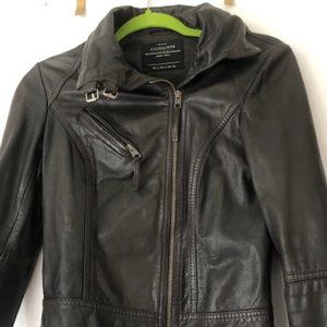 All Saints Black Leather Jacket
